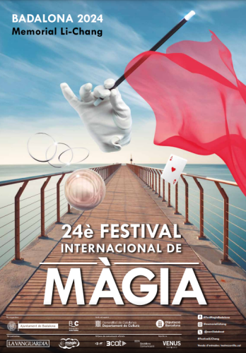 cartell 24è festival internacional màgia badalona, memorial li-chang