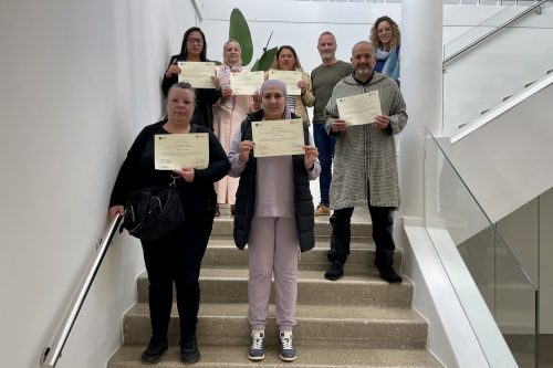 Entrega de diplomas formació IPEP programa Incorpora Mansol Projectes 
